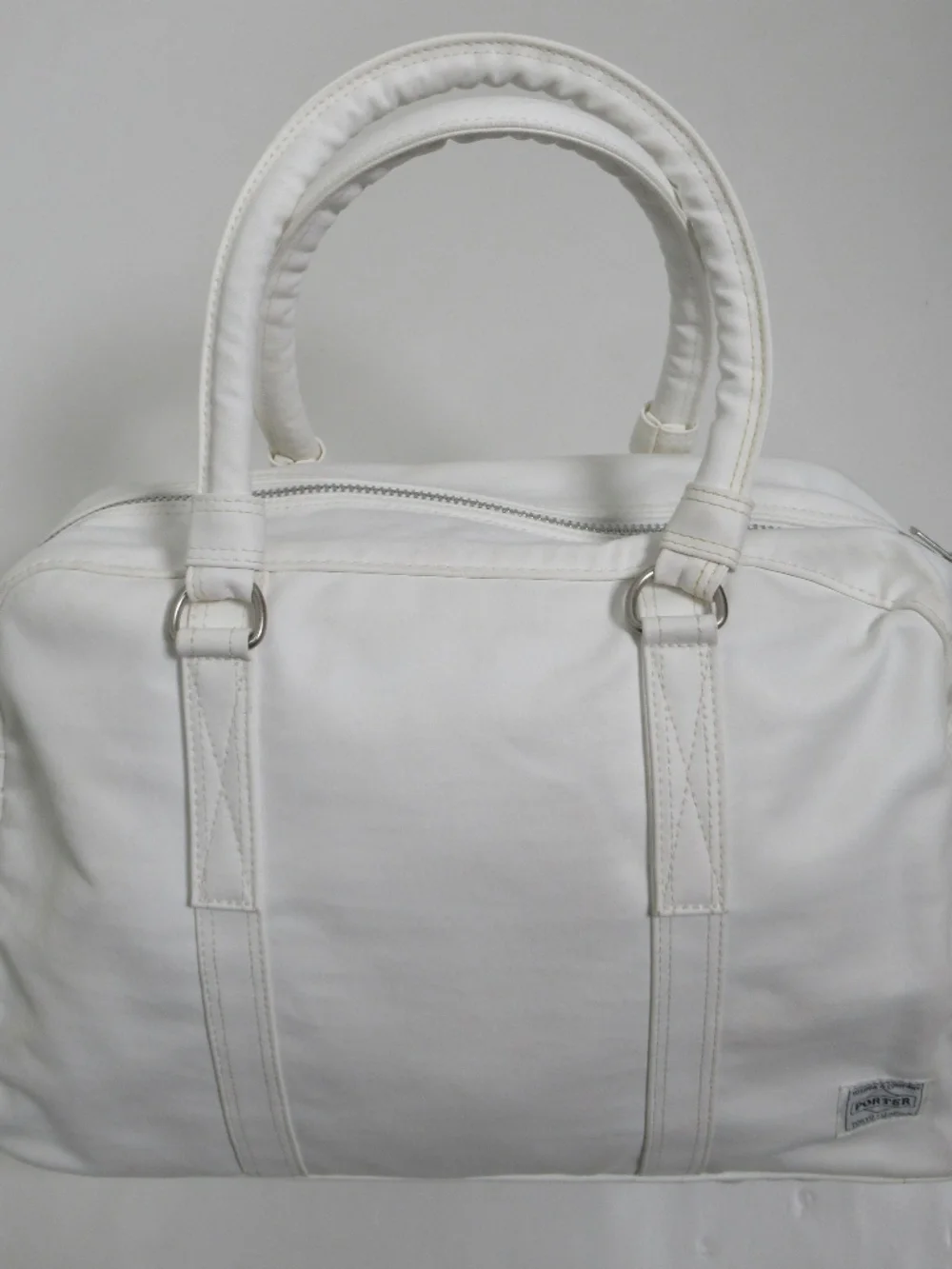 Porter Free Style Boston Bag White 15 X 12 X 6